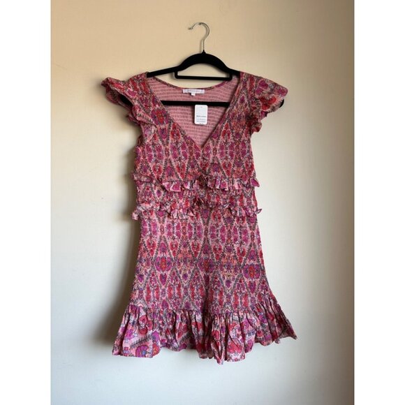 OLIVIACEOUS Dresses & Skirts - PINK SMOCKED OLIVIACEOUS Women's Dresses, M